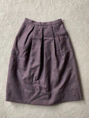 Vintage Handmade Irish Wool Skirt, Small